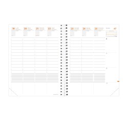 Quo Vadis - Recharge Agenda - Spiralé - 2026 - Time & Life Xlarge - Semainier Planning - Français - 13 mois de déc. à déc. - 21x27 cm