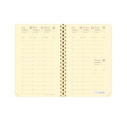 Quo Vadis - Recharge Agenda - Spiralé - 2026 - Planning 16 S Prestige - Semainier Planning - Français - 12 mois et 1/2 de mi-décembre à décembre - 9x16 cm