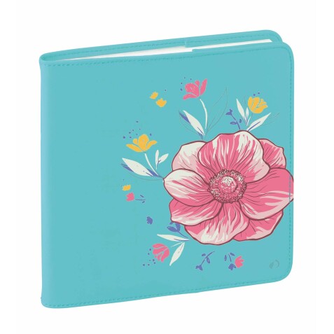 Quo Vadis - Agenda année scolaire - 2025-2026 - Exécutif Septembre - Semainier Planning - Français - Bloom - Multicolore - 13 mois de août à août - 16x16 cm avec répertoire