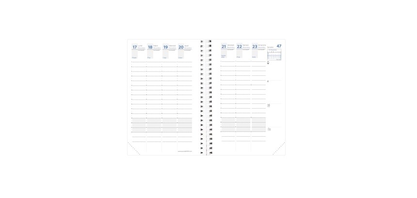 Quo Vadis - Recharge Agenda - Spiralé - 2027 - Time & Life Pocket - Semainier Planning - Français - 13 mois de décembre à décembre - 10x15 cm