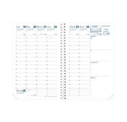 Quo Vadis - Recharge Agenda - Spiralé - 2027 - Affaires S - Semainier Planning - Français - 14 mois de décembre à janvier - 10x15 cm