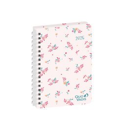 Agenda Semainier Affaires Quo Vadis - Spiralé - Français - Daisy - 13 mois de Déc/Déc - 10x15 cm - Poetique