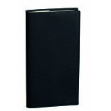 Quo Vadis - Agenda année scolaire - Spiralé - 2025-2026 - Italsept S Prestige - Semainier Horizontal - Français - Impala - Noir - 13 mois de août à août - 8,8x17 cm avec répertoire