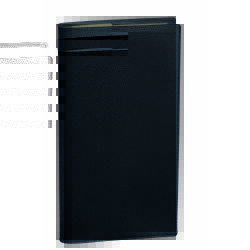 Quo Vadis - Agenda année scolaire - Spiralé - 2025-2026 - Italsept S Prestige - Semainier Horizontal - Français - Impala - Noir - 13 mois de août à août - 8,8x17 cm avec répertoire
