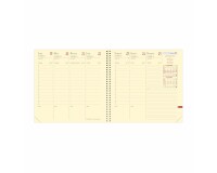 Quo Vadis - Recharge Agenda - Spiralé - 2026 - Exécutif Prestige S - Semainier Planning - Français - 13 mois de déc. à déc. - 16x16 cm