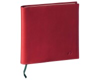 Quo Vadis - Agenda - Spiralé avec répertoire - 2027 - Exécutif Prestige S - Semainier Planning - Français - Montebello - Rouge - 14 mois de décembre à janvier - 16x16 cm Cuir pleine fleur de vachette