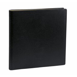 Agenda Semainier Executif Prestige Quo Vadis - Spiralé - Français - Impala - 13 mois de Déc/Déc - 16x16 cm  - Noir