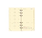 Quo Vadis - Recharge Organiseur - 2026 - Timer 17 Pocket - Semainier Planning - Français - 13 mois de déc. à déc. - 9x17 cm