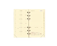 Quo Vadis - Recharge Organiseur - 2026 - Timer 17 Pocket - Semainier Planning - Français - 13 mois de déc. à déc. - 9x17 cm