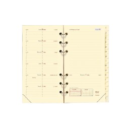 Quo Vadis - Recharge Organiseur - 2026 - Timer 17 Pocket - Semainier Planning - Français - 13 mois de déc. à déc. - 9x17 cm