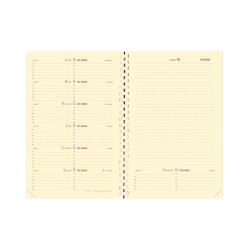 Quo Vadis - Recharge Agenda - Spiralé - 2026 - Note 15 S Prestige - Semainier Notes - Français - 12 mois et 1/2 de mi-décembre à décembre - 10x15 cm