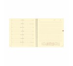 Quo Vadis - Agenda - Spiralé - 2026 - Note 16 S Prestige - Semainier Notes - Français - Impala - Noir - 12 mois et 1/2 de mi-décembre à décembre - 16x16 cm avec répertoire