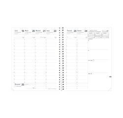 Quo Vadis - Recharge Agenda - Spiralé - 2026 - Président S - Semainier Planning - Français - 13 mois de déc. à déc. - 21x27 cm