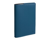 Quo Vadis - Agenda année scolaire avec répertoire - 2026-2027 - Universitaire Prestige - Semainier Planning - Français - Soho - Bleu acier - 13 mois de août à août - 10x15 cm