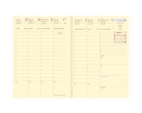 Quo Vadis - Recharge Agenda année scolaire - 2025-2026 - Universitaire Prestige - Semainier Planning - Français - 13 mois de août à août - 10x15 cm