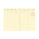 Quo Vadis - Recharge Agenda année scolaire - 2026-2027 - Universitaire Prestige - Semainier Planning - Français - 13 mois de août à août - 10x15 cm