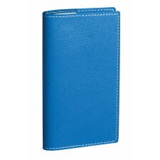 Agenda Semainier Italnote Quo Vadis - Français - Club - 12 mois et 1/2 de mi-Déc/Déc - 8,8x17 cm  - Bleu