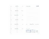 Quo Vadis - Recharge Agenda - 2026 - Italnote B - Semainier Horizontal - Français - 12 mois et 1/2 de mi-décembre à décembre - 8,8x17 cm