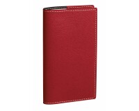 Quo Vadis - Agenda avec répertoire - 2027 - Italnote B - Semainier Horizontal - Français - Club - Rouge - 12 mois et 1/2 de mi-décembre à décembre - 8,8x17 cm
