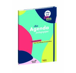 Quo Vadis - Agenda enseignant - 2025-2026 - Mon Agenda Pédagogique - Semainier Horizontal - Français - Multicolore - 12 mois de mi-juillet à mi-juillet - 21x29,7 cm