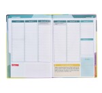 Quo Vadis - Agenda enseignant - 2026-2027 - Mon Agenda Pédagogique - Semainier Horizontal - Français - Couleur - 12 mois de mi-juillet à mi-juillet - 21x29,7 cm