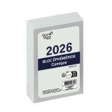 Quo Vadis - Agenda - 2026 - Plaques-Bloc Ephéméride Comique - Journalier - Français - Classic - 12 mois de janv à déc. - 26x18 cm - par 4