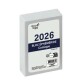 Quo Vadis - Agenda - 2026 - Plaques-Bloc Ephéméride Comique - Journalier - Français - Classic - 12 mois de janv à déc. - 26x18 cm - par 4