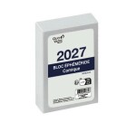 Quo Vadis - Agenda - 2027 - Plaques-Bloc Ephéméride Comique - Journalier - Français - Classic - 12 mois de janvier à décembre - 26x18 cm - par 4