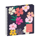 Quo Vadis - Agenda - Spiralé - 2026 - Exécutif S - Semainier Planning - Français - Daisy - Multicolore - 13 mois de déc. à déc. - 16x16 cm