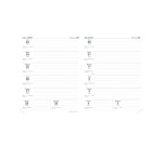 Quo Vadis - Recharge Agenda enseignant - 2025-2026 - Le Professeur - Semainier Horizontal - Français - 12 mois de mi-juillet à mi-juillet - 21x27 cm