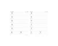 Quo Vadis - Recharge Agenda enseignant - 2025-2026 - Le Professeur - Semainier Horizontal - Français - 12 mois de mi-juillet à mi-juillet - 21x27 cm