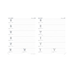 Quo Vadis - Recharge Agenda enseignant - 2025-2026 - Le Professeur - Semainier Horizontal - Français - 12 mois de mi-juillet à mi-juillet - 21x27 cm