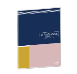 Quo Vadis - Agenda enseignant - 2025-2026 - Le Professeur - Semainier Horizontal - Français - Multicolore - 12 mois de mi-juillet à mi-juillet - 21x27 cm