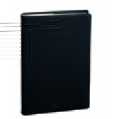 Quo Vadis - Agenda enseignant - 2025-2026 - Le Professeur - Semainier Horizontal - Français - Impala - Noir - 12 mois de mi-juillet à mi-juillet - 21x27 cm