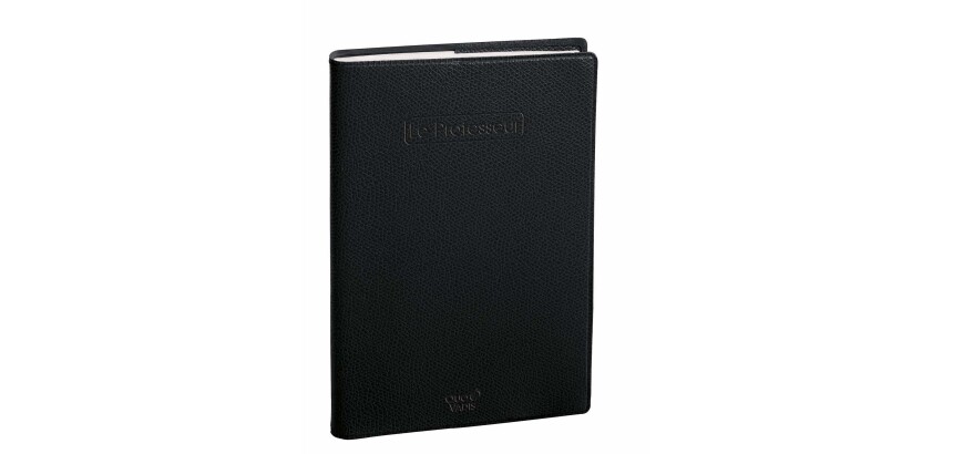 Quo Vadis - Agenda enseignant - 2026-2027 - Le Professeur - Semainier Horizontal - Français - Impala - Noir - 12 mois de mi-juillet à mi-juillet - 21x27 cm