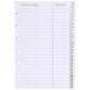 Agenda Moderne - Recharge Répertoire alphabétique - FEUILLES REPERTOIRE A-Z 0914 - 8,7x13,6 cm - tranche dorée