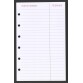 Agenda Moderne - Recharge Organiseur - FEUILLES ADRESSE 0914 - 8,7x13,6 cm - tranche dorée