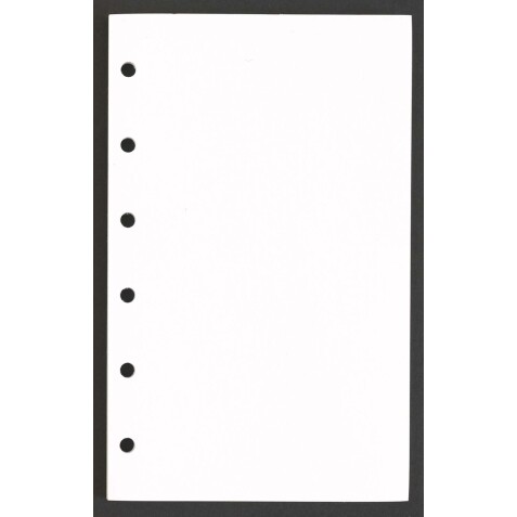 Agenda Moderne - Recharge Organiseur - FEUILLES BLANCHES 0914 - 8,7x13,6 cm - tranche dorée