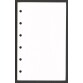 Agenda Moderne - Recharge Organiseur - FEUILLES BLANCHES 0914 - 8,7x13,6 cm - tranche dorée