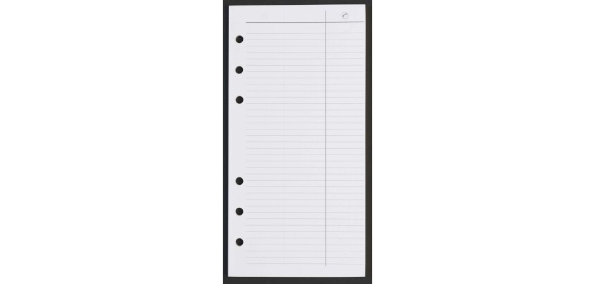 Agenda Moderne - Recharge Organiseur - FEUILLES ADRESSE 1017 - 10x17 cm - tranche dorée