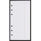 Agenda Moderne - Recharge Organiseur - FEUILLES ADRESSE 1017 - 10x17 cm - tranche dorée