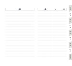 Quo Vadis - REPERTOIRE AGENDA Blanc 32 pages Indexé - 9x12,5 cm