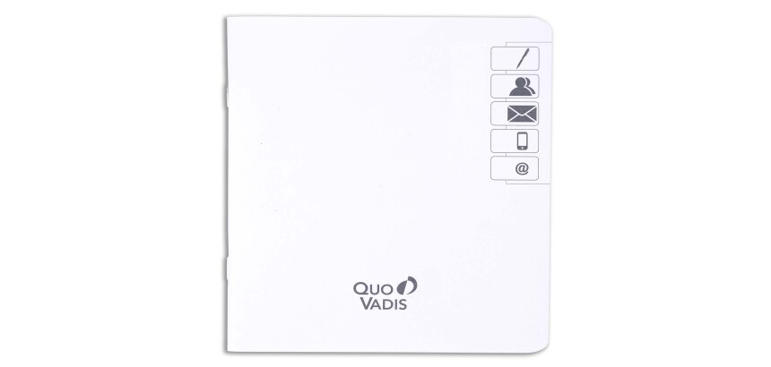Quo Vadis - REPERTOIRE AGENDA Blanc 32 pages Indexé - 16x16 cm