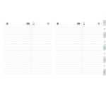 Quo Vadis - REPERTOIRE AGENDA Blanc 32 pages Indexé - 16x16 cm