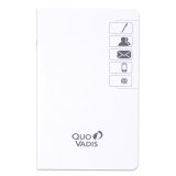 Répertoire Agenda blanc Quo Vadis Recharge - 32 pages Indexé - 16x24 cm