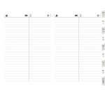 Quo Vadis - REPERTOIRE AGENDA Blanc 32 pages Indexé - 18x24 cm