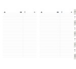 Quo Vadis - REPERTOIRE AGENDA Blanc 32 pages Indexé - 21x27 cm