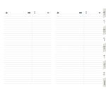 Quo Vadis - REPERTOIRE AGENDA Blanc 32 pages Indexé - 21x29,7 cm