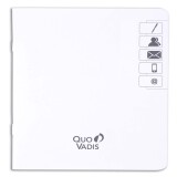 Quo Vadis - REPERTOIRE AGENDA Blanc 32 pages Indexé - 24x24 cm