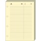 Quo Vadis - Recharge Organiseur - FEUILLES TELEPHONE T14 Ivoire - 8x12,5 cm